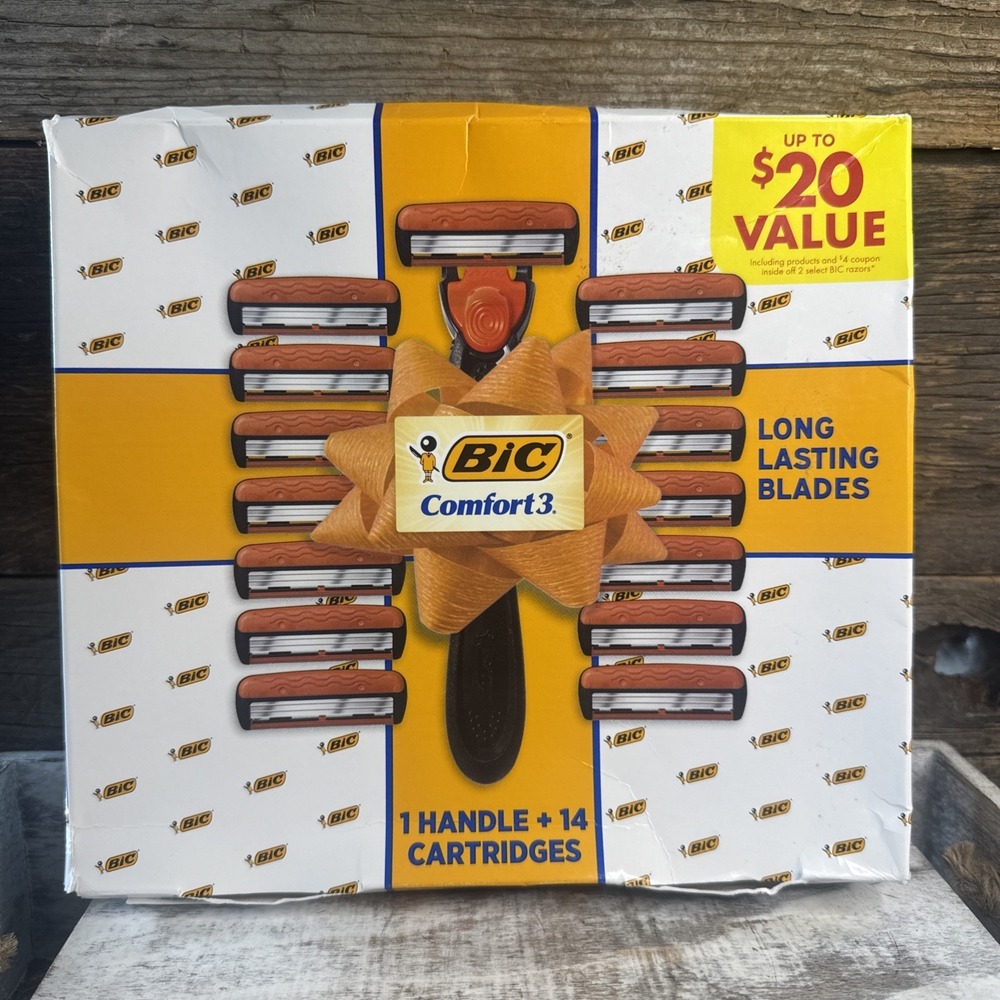 BIC Comfort 3 Razor Set‎ 1 Handle + 14 Cartridges | MSRP = $29